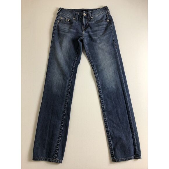 True Religion Rocco‎ Jeans Size 29w X 31 Womens  Flap - Picture 1 of 12
